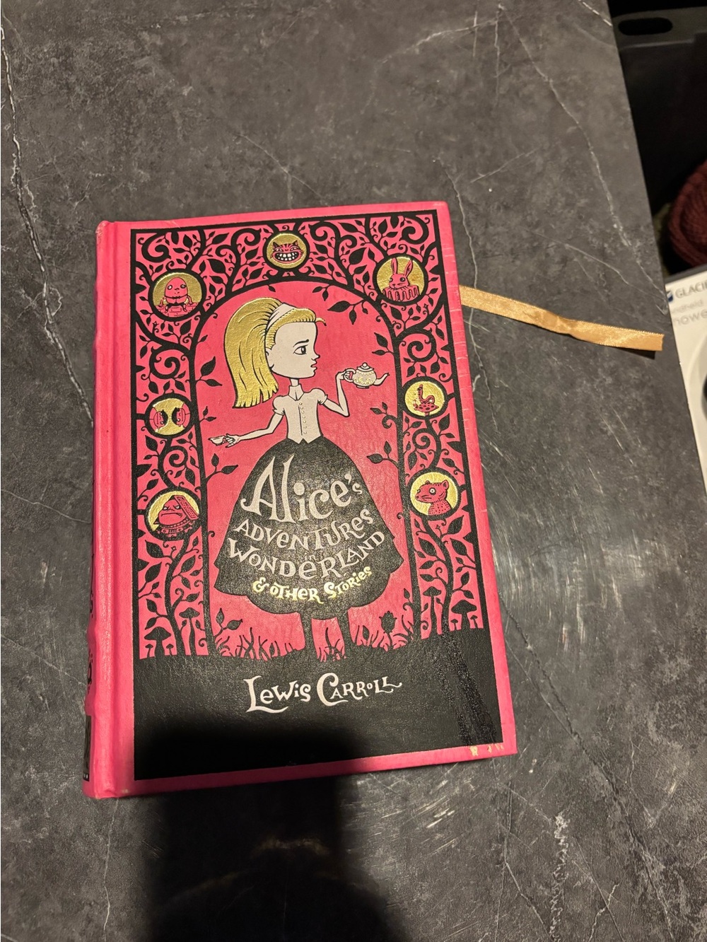 Alice's Adventures in Wonderland Decorative Hardcover - Pink by